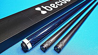 My NEW full CARBON FIBER cue  Becue Prestige Carbon Fiber Cue Review [upl. by Ranna246]