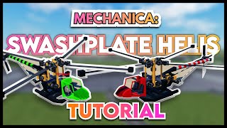 Mechanica How to make a Swashplate Helicopter TUTORIAL [upl. by Ulu419]