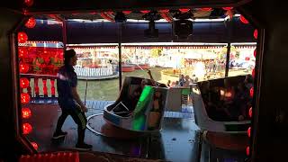 Dunny Tuckers waltzer paybox view  Evan Moran amp Sons Funfair 14072022 [upl. by Lokim]