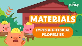 Materials Types amp Physical Properties  Primary School Science Animation [upl. by Ynhoj]