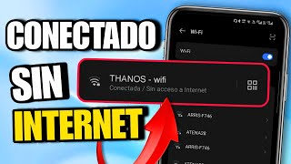 ✅ WIFI Aparece CONECTADO Pero SIN ACCESO A INTERNET Solución l 2024 [upl. by Edbert]