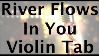 Learn River Flows In You on Violin  How to Play Tutorial [upl. by Ahsoj401]