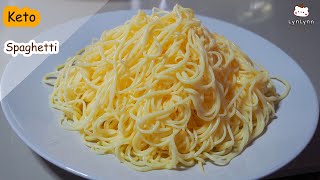 Keto Spaghetti  Egg Noodles  Molecular Gastronomy [upl. by Kcinnay]