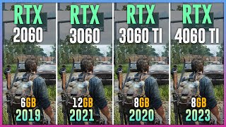 RTX 2060 vs RTX 3060 vs RTX 3060 TI vs RTX 4060 TI  Test in 12 Games [upl. by Bianca]