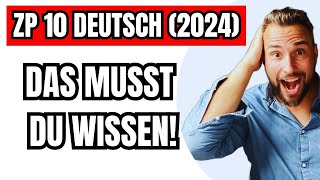 ZP10 DEUTSCH 2024 Das Wichtigste in 2 Minuten erklärt [upl. by Nomar]