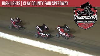 ASCS  American Sprint Car National Series  Clay County Fair Speedway  Sept 10 2024  HIGHLIGHTS [upl. by Ocana]