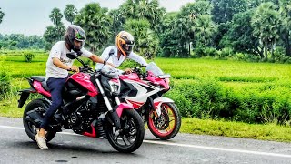 Dominar 250 Vs Pulsar Rs200 Bs6 Drag Race  Top End [upl. by Irolam]