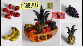 TUTO Fimo Corbeille à fruits [upl. by Nibor]