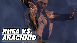 ArachnId defends the Smackdown Championship against Rhea Ripley WWE 2K22 [upl. by Leonardi222]