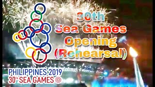 30TH SEA GAMES OPENING REHEARSAL [upl. by Leuneb220]