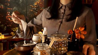 ASMR Autumn Skincare on a Rainy Evening  Cleansing Lotion Facial Massage  Fall Roleplay [upl. by Deirdre]