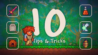 10 Useful Tips amp Tricks You Need to Know Terraria 144 [upl. by Nosnek555]