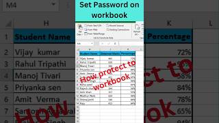 How to Protect Excel File to open with Password Excel Sheet per Password Kaise lagayehindi [upl. by Ardnaxela]