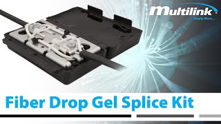 Fiber Drop Gel Splice Kit Installation [upl. by Ag999]