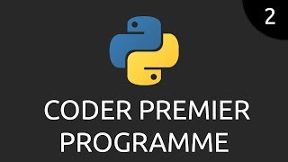 Python 2  coder premier programme [upl. by Atinrahs]