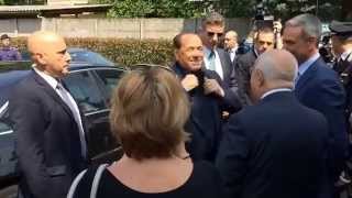 Arrivo di Berlusconi a Saronno [upl. by Aivlis]