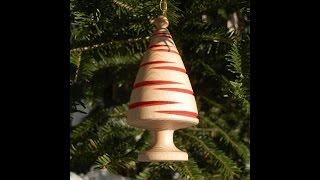 Turning a Christmas Tree Ornament [upl. by Nylle]