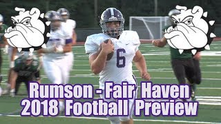 RumsonFair Haven 2018 Football Preview [upl. by Anomis]