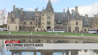 Biltmore Estate reopens in Asheville [upl. by Uliram]