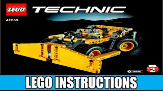 LEGO Instructions  Technic  42035  Mining Truck Alternative Model B [upl. by Llewkcor889]