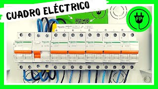 Instalar y cablear CUADRO ELÉCTRICO de VIVIENDA BÁSICO  ELECTRICIDAD BÁSICA DOMICILIARIA [upl. by Avivah]