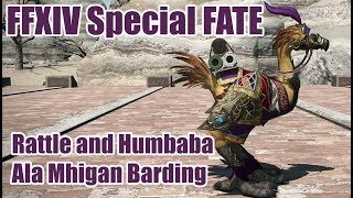 FFXIV Ala Mhigan Barding from Special FATE Rattle and Humbaba The Peaks  Stormblood [upl. by Releehw]