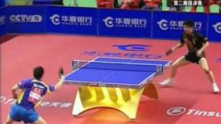 ZHANG Jike 张继科 vs MA Long 马龙 5  2010 Championship Men Trialout 2 [upl. by Brothers]