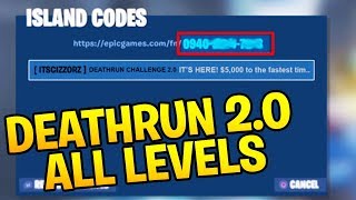 Cizzorz DEATHRUN 20 CODE  ALL Levels WALKTHROUGH Fortnite Cizzorz Deathrun 20 CODE [upl. by Erinn563]