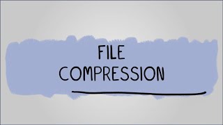 File Compression  R093 Creative iMedia in the Media Industry [upl. by Kella]