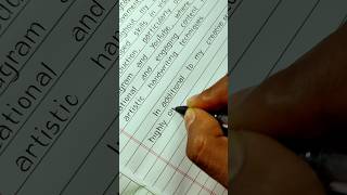 Handwriting Improvement ✍️ handwriting penmanship art writing shorts [upl. by Euqinad]