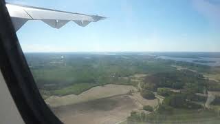 Nordic Regional Airlines ATR 72500 Landing at TamperePirkkala Airport  June 2017 [upl. by Akcinat251]