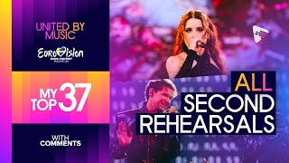 Eurovision 2024 Second Rehearsals  All Participants  My Top 37  With Comments [upl. by Avonasac]