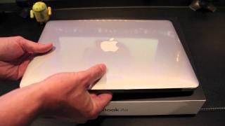 MacBook Air 13quot 2011 core i7 unboxing 256GB [upl. by Cressi568]