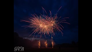 Feuerwerk zum Weinfest im Weidenhof Pinneberg by Laudahn Feuerwerke und Applexplosion975  4K60fps [upl. by Veator]