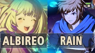 GBVSR🔥Albireo Vikala Vs RAIN Gran🔥 High Level Gameplay [upl. by Yrod]