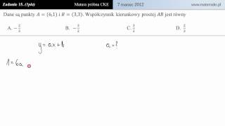 Zad15 Matura próbna 7 marca 2012 [upl. by Rees]