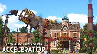 Planet Coaster 2  Accelerator Timelapse  POV  Blueprint [upl. by Arimihc282]