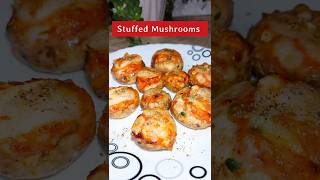 Stuffed mushrooms  Mushroom recipes  Air fryer recipes  Cheese mushroom mushroom airfryer [upl. by Nortna]