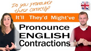 English Contractions  Improve Your Pronunciation of Contractions in English [upl. by Ester]