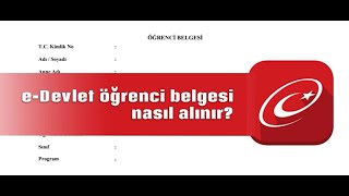 E Devlet Diploma Mezuniyet Belgesi Alma Nasıl Yapılır [upl. by Ching]