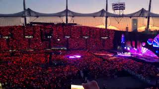 Coldplay live  Olympiastadion Munich 2024  Higher Power [upl. by Mello158]