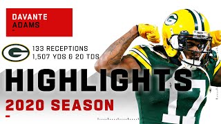 Davante Adams Full Season Highlights  NFL 2020 [upl. by Ymarej]