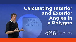 Calculating Interior and Exterior Angles in a Polygon [upl. by Fulks]