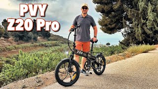 PVY Z20 Pro eBike Review and Test  Affordable amp Fun EU Legal [upl. by Ydrah]