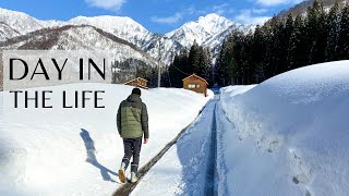 Day in the Life in the Japanese Countryside  Workaway and Snowboarding in Niigata Japan [upl. by Anaxor272]