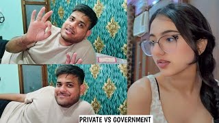 Which college should I take  private ya government 🤔 [upl. by Anahsed]