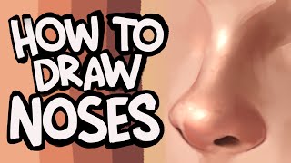 Drawing TIPS on How To Draw NOSES [upl. by Haven]