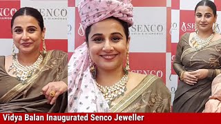 Vidya Balan Inaugurated Senco Jewellery Showroom at Vashi Navi Mumbai [upl. by Ativad]