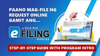 DOLENCR eFiling Services Instructional Video long version with Program Intro [upl. by Trini]