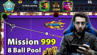 8 ball pool 999 Level Mission [upl. by Spark]